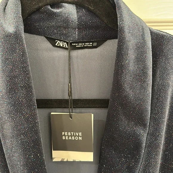 NWT Zara glitter holiday dress - Picture 4 of 5